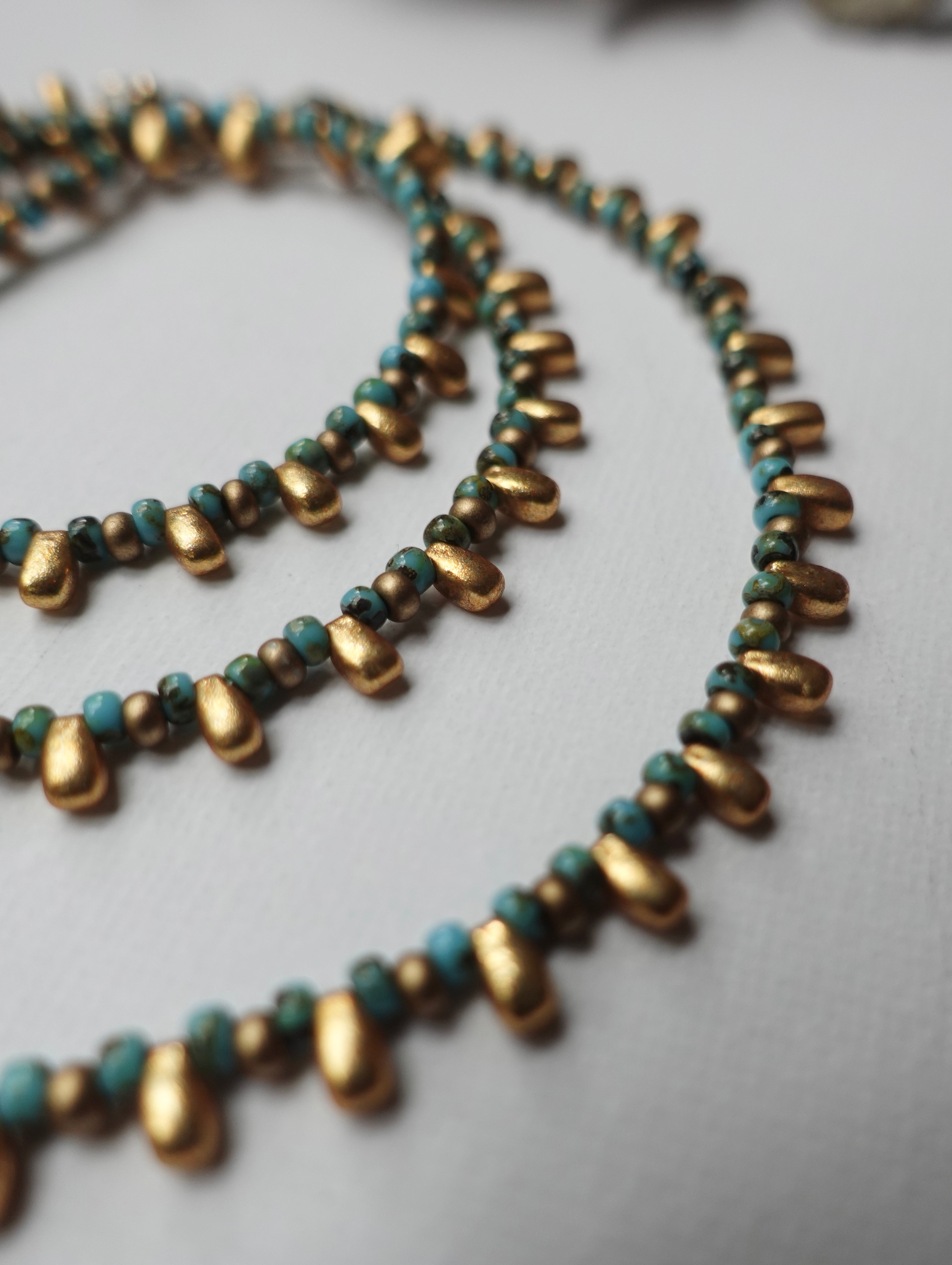 Aqua Thigh Beads