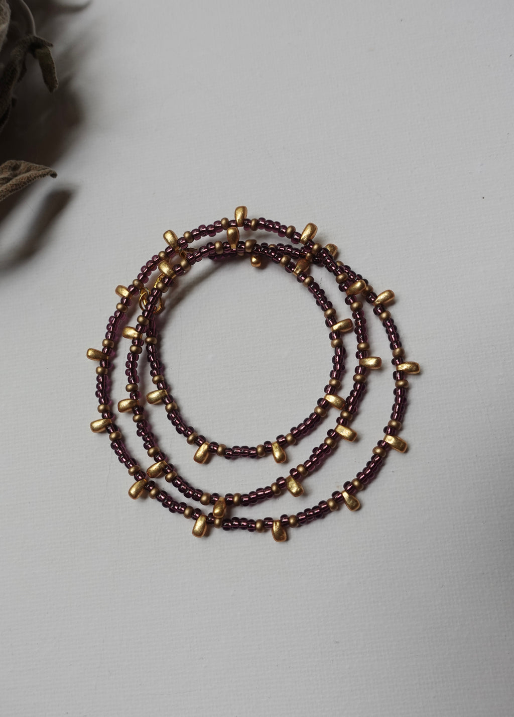 Sweet Plum Thigh Beads