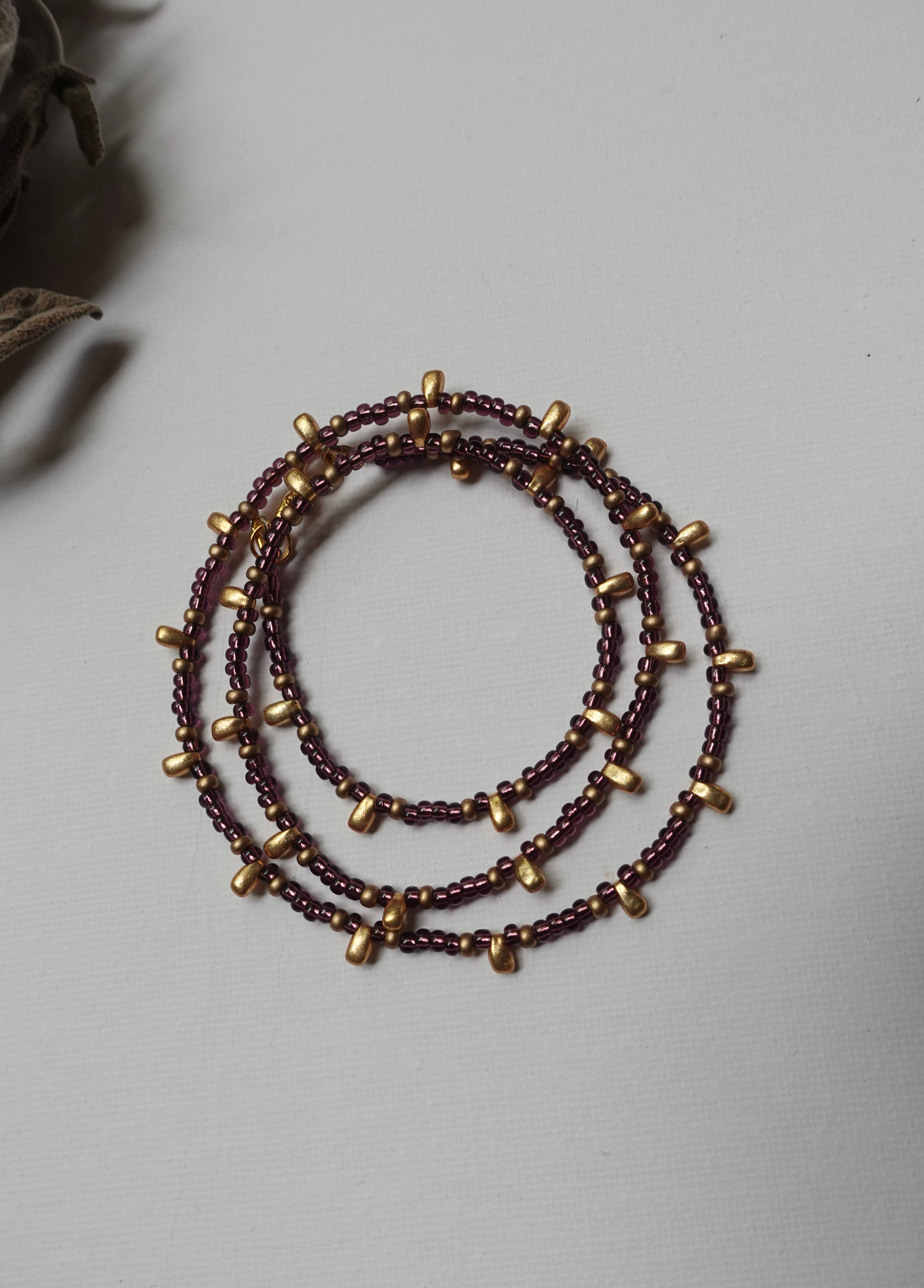 Sweet Plum Thigh Beads