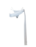 Madonna Wrap Thong in Linen